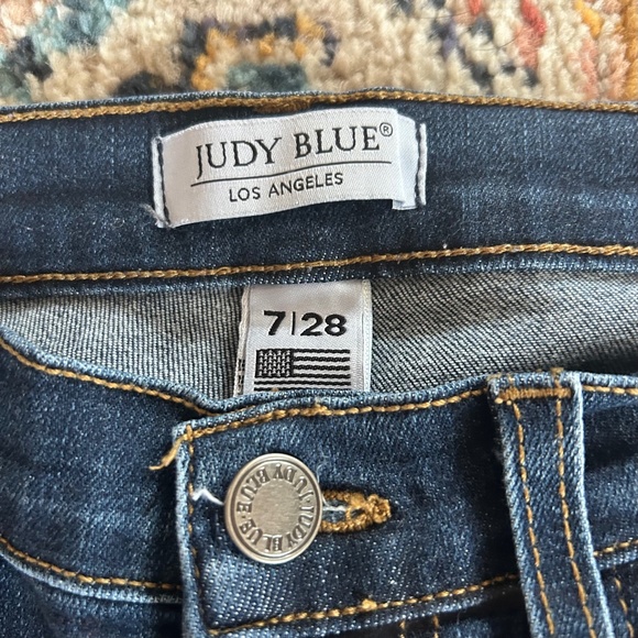 Judy Blue Medium Dark Wash Skinny Jeans Size 28 - Picture 2 of 4